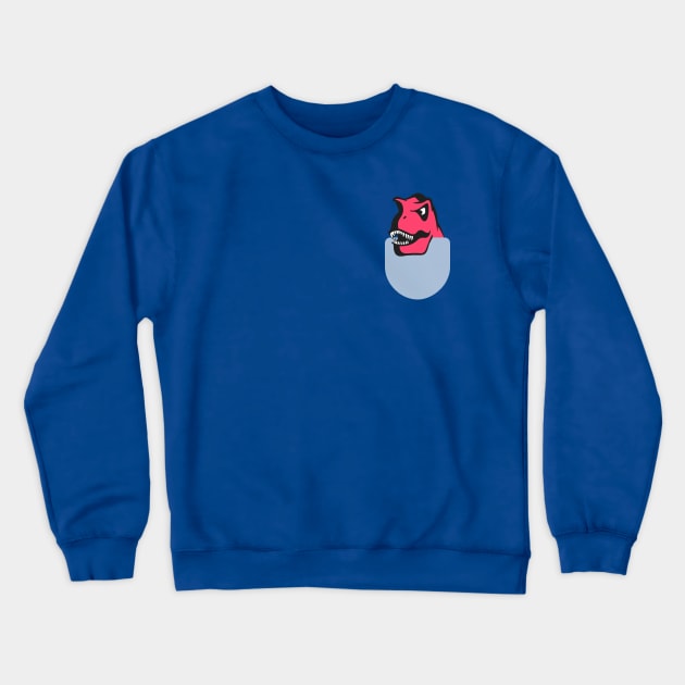 Pet T Rex Crewneck Sweatshirt by Etopix